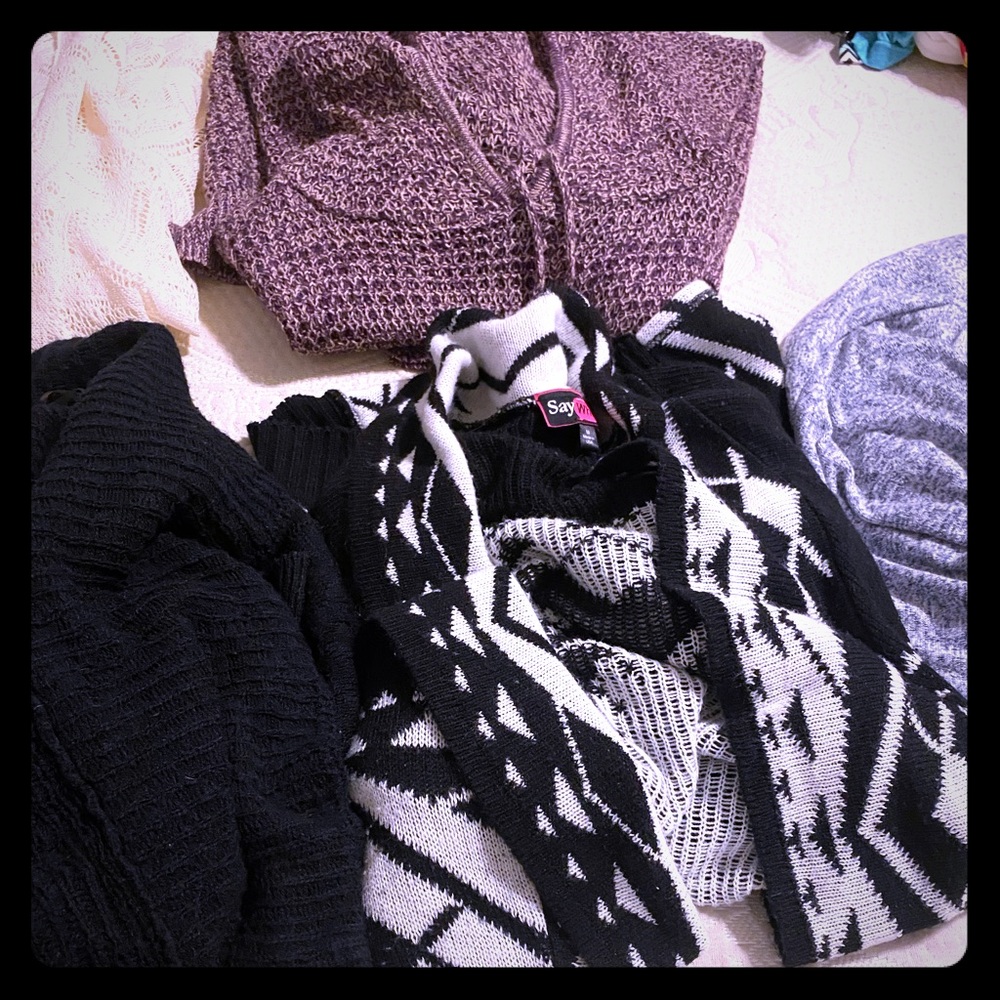 Sweater/cardigans (lot of 5)